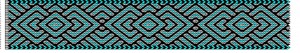 Diagonals in turquoise, black, and grey - Set6-band